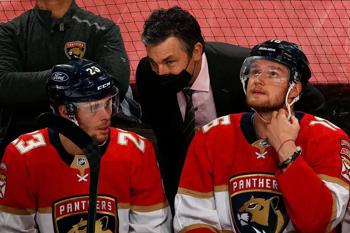 Andrew Brunette Behind The Bench