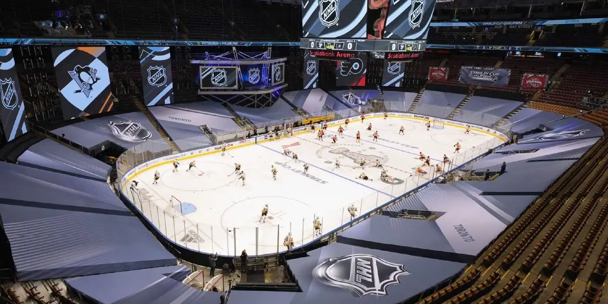 Empty NHL Building