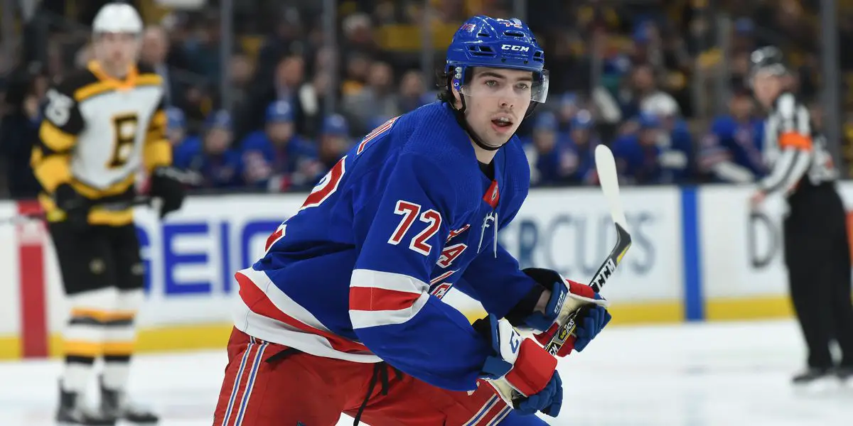 New York Rangers Filip Chytil 72 Away 2022 Stanley Cup Champions