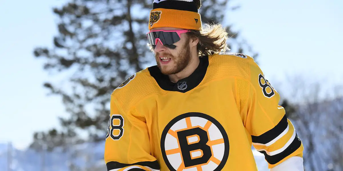 What gear does David Pastrnak use? 