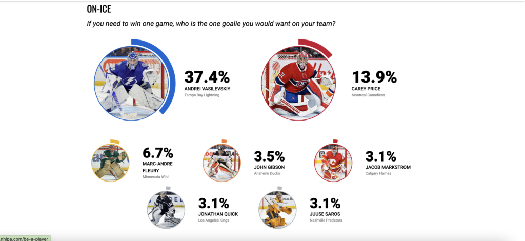 2020-21 NHLPA Player Poll results unveiled