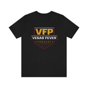 Vegas Fever Podcast Unisex Jersey Short Sleeve Tee