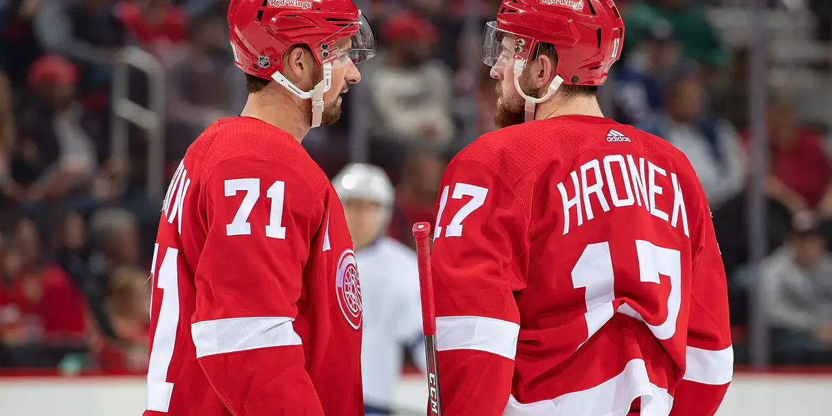 Filip Hronek (CZE) in action during the 2021 IIHF Ice Hockey World