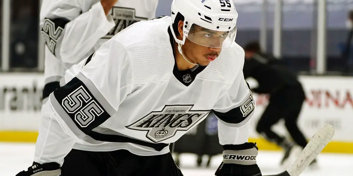 L.A. Kings' Quinton Byfield emerges on the first line as the
