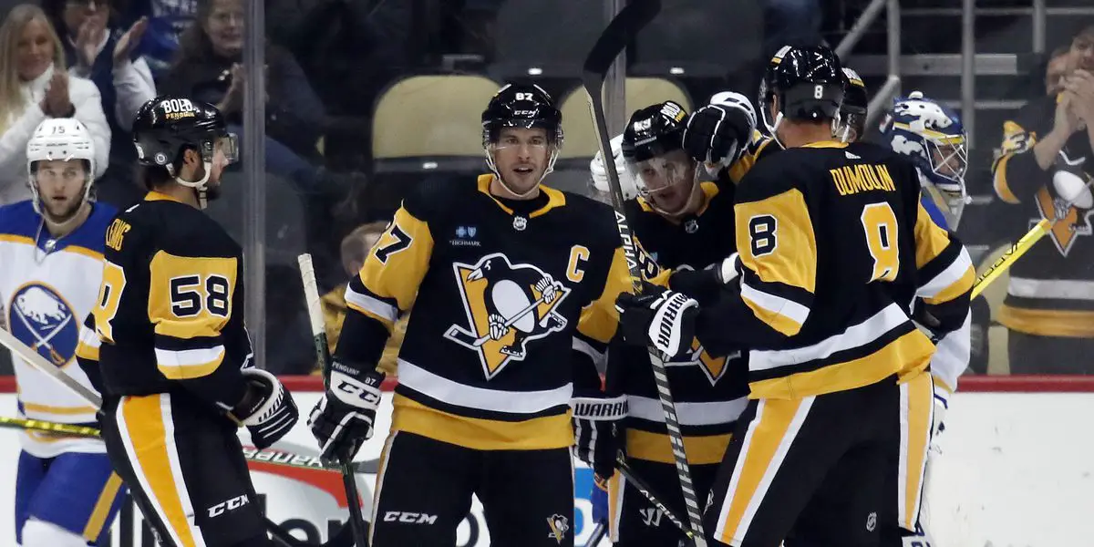 Pittsburgh Penguins - Evgeni Malkin wearing the Penguins new