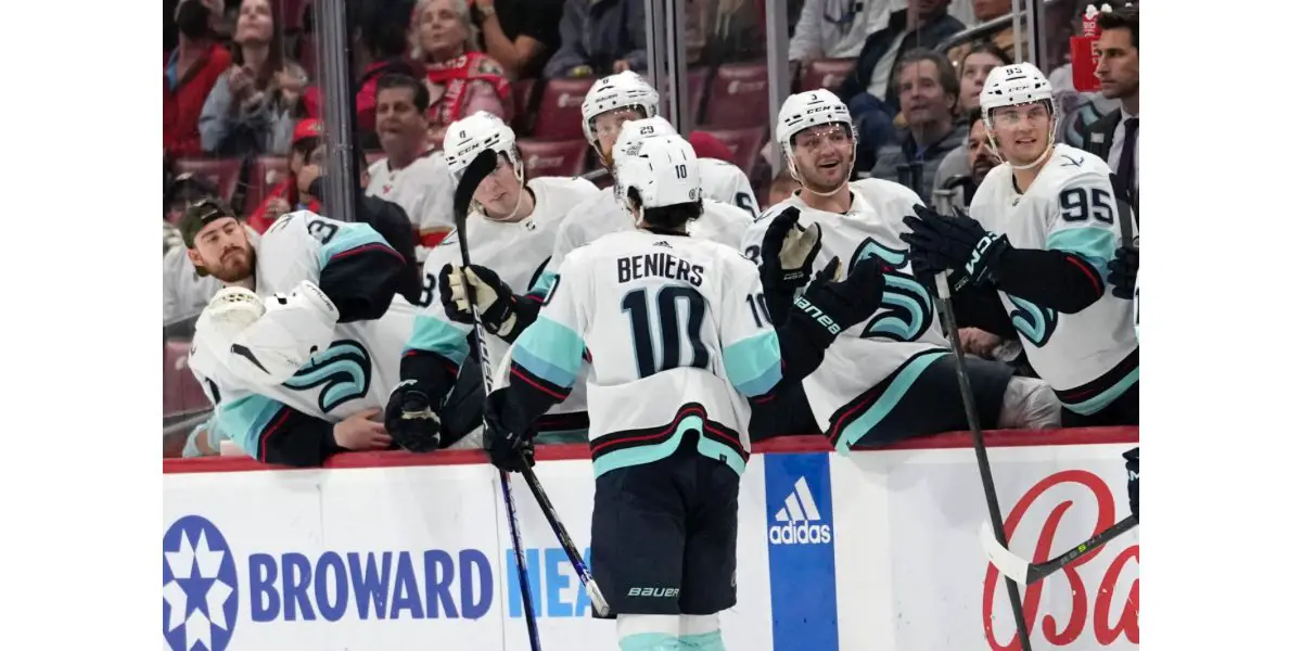 Donato's goal vs. former team helps Kraken beat Sharks 3-1