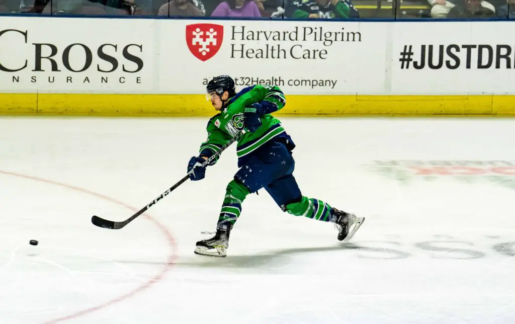 Forward Alex-Olivier Voyer - Maine Mariners Zachary Roy