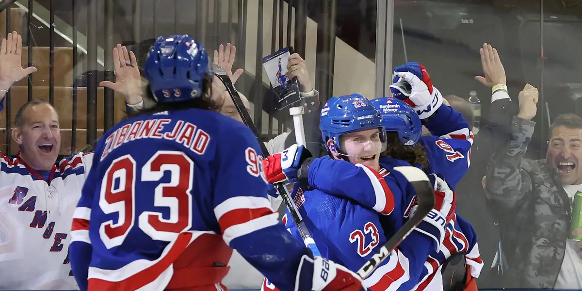 Rangers win in OT on Adam Fox's goal after K'Andre Miller ties it with 0.9  left - Newsday