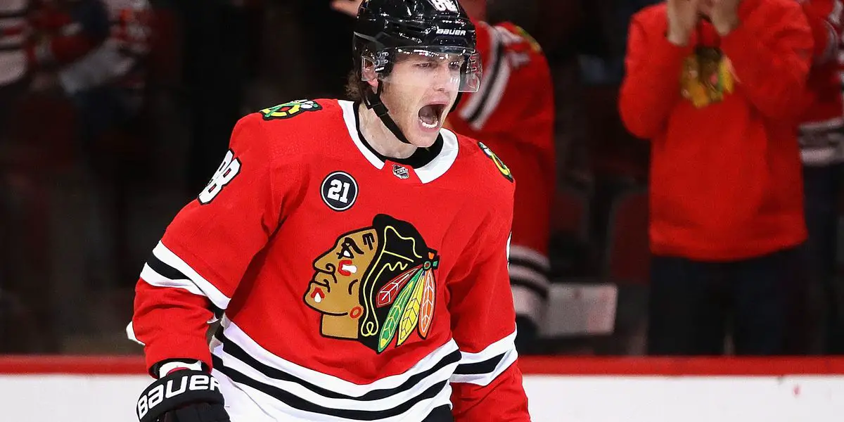 Patrick Kane Split Chicago Blackhawks New York Ranger Jersey - All