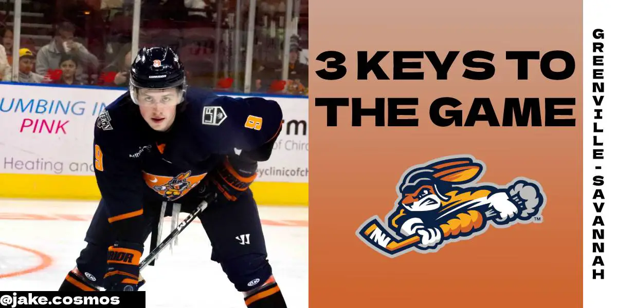 ECHL: Three Keys to the Game l Greenville Swamp Rabbits (38-23-8) vs Savannah  Ghost Pirates (27-33-9)