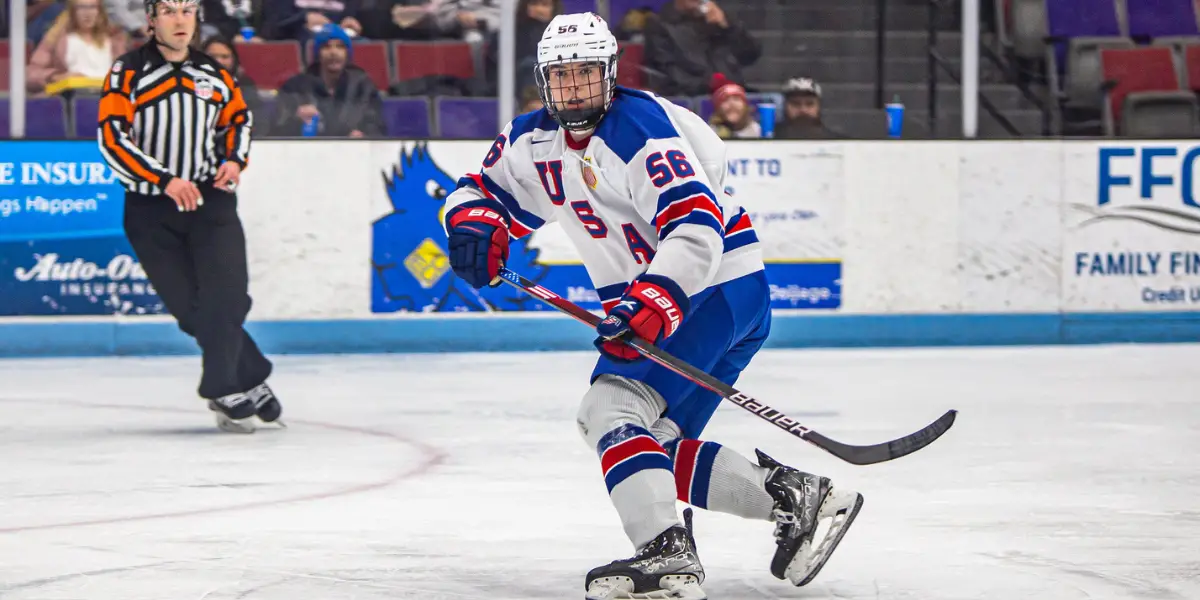 Paul Fischer, USNTDP (Jenae Anderson / The Hockey Writers)