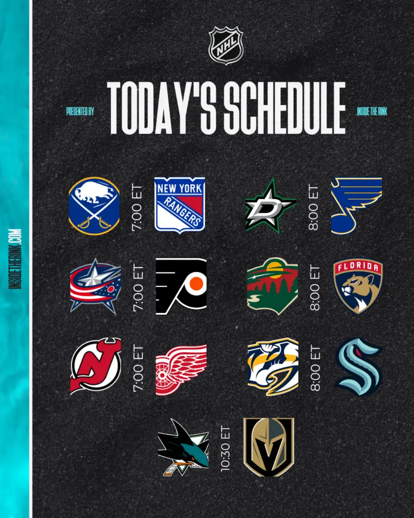 New York Rangers Schedule