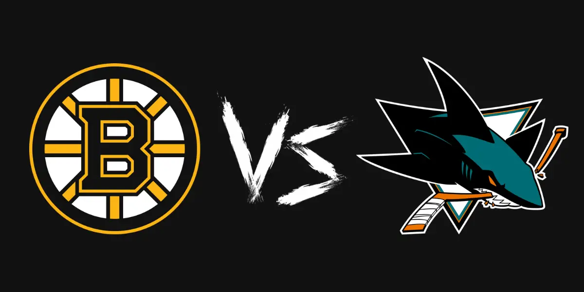 BruinsSharks Game Preview With Projected Lines Inside The Rink
