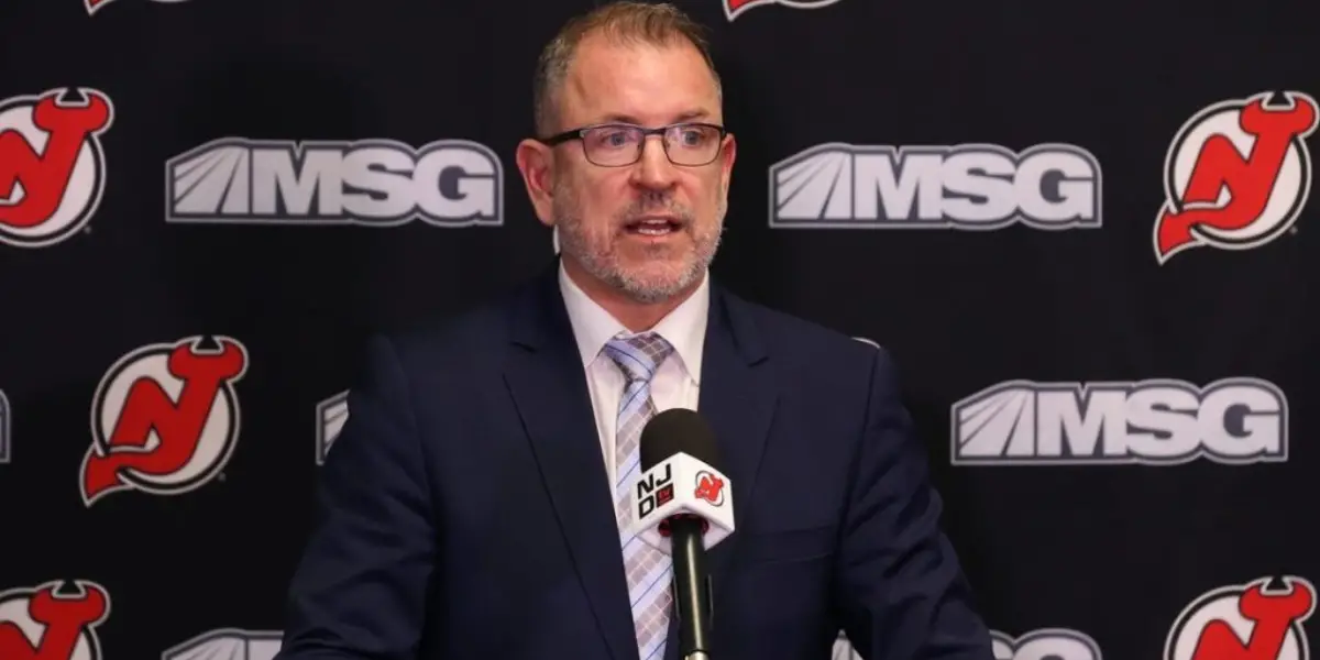 Tom Fitzgerald, General Manager and President of Hockey Operations for the New Jersey Devils