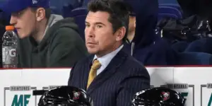 Sergei Brylin, pictured here as an assistant with Binghamton, is now an assistant with New Jersey