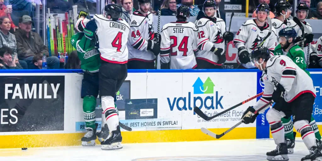 Adirondack Thunder Defenseman #4 Brayden Crowder