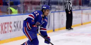 Marat Khusnutdinov plays in the KHL