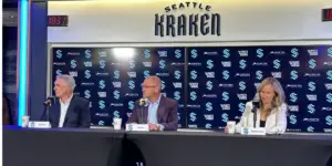Press Conference of Seattle Kraken Management Team Announcing Dan Bylsma as Head Coach