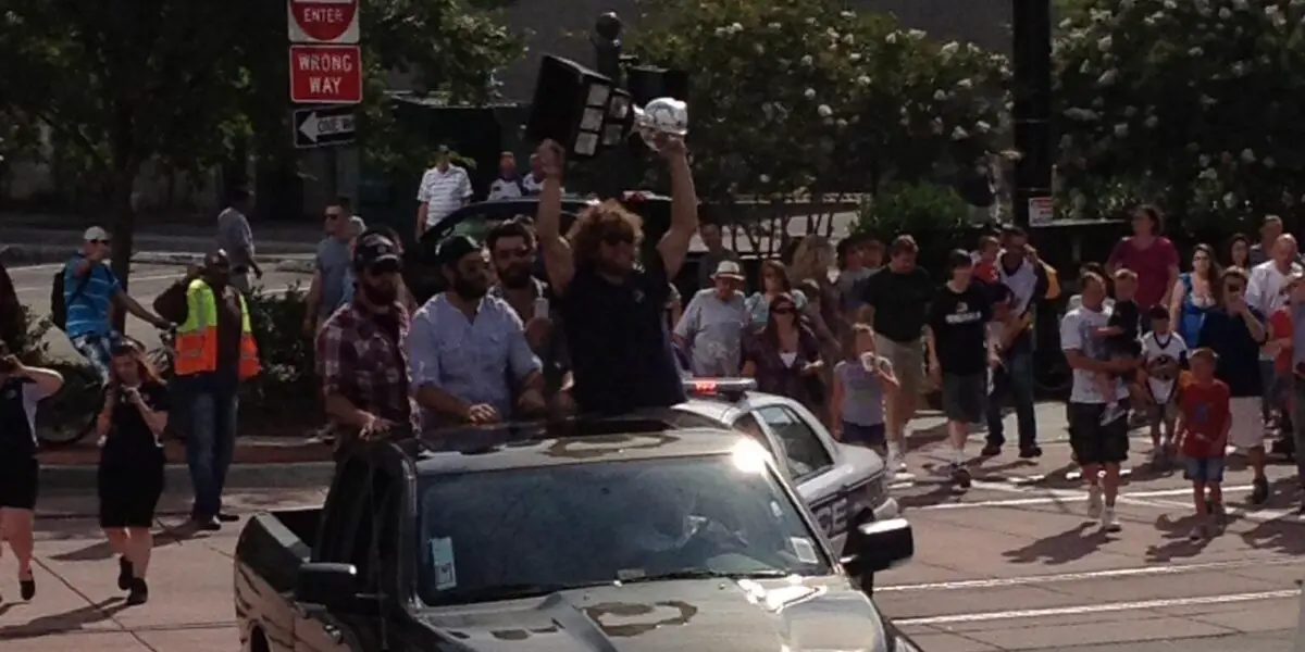 Norfolk Admirals 2011-12 Calder Cup parade.