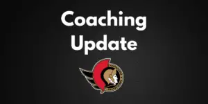 "Coaching Update" and Ottawa Senators Logo