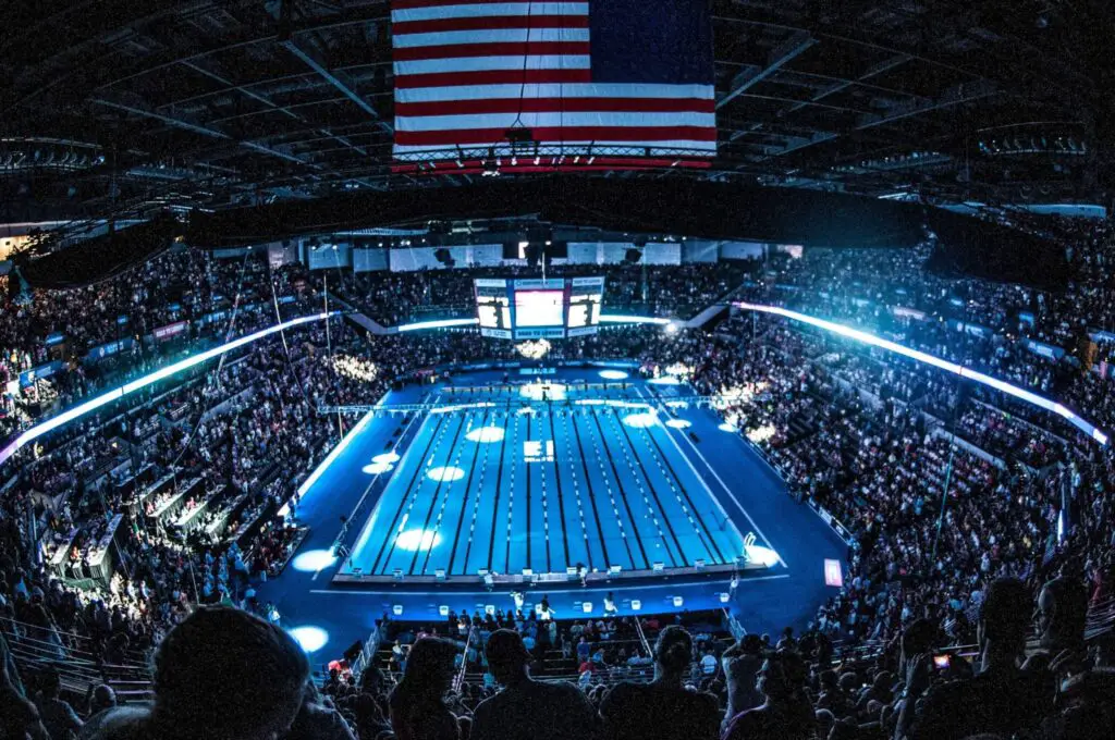 2016 sold out USA Swim Trials. Mike Lewis/Ola Vista Photography