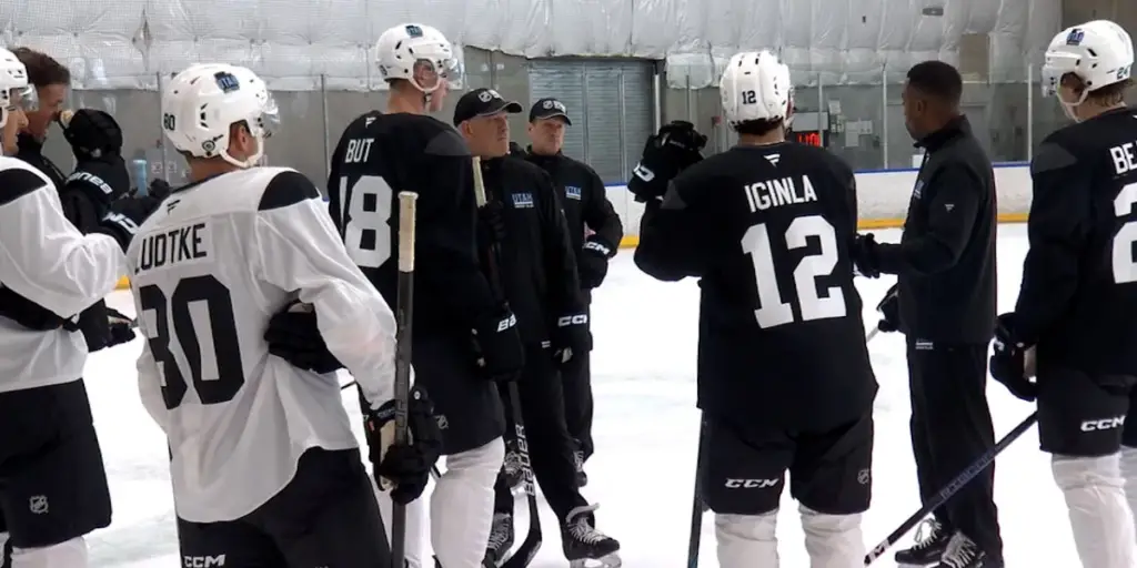 Tig Iginla, Cole Beaudoin, and other at Utah Hockey Club's Development Camp