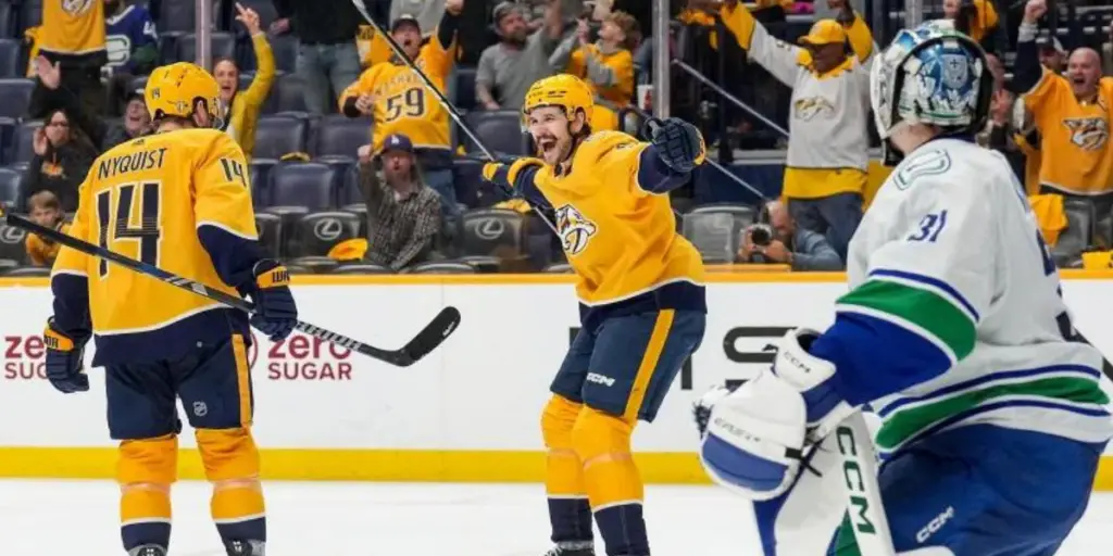 Filip Forsberg Celebrating Goal