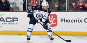 Alex Iafallo of the Winnipeg Jets