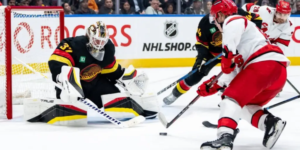 NHL Game Recap: Canucks Comeback Falls Short In OT Loss to Carolina ...