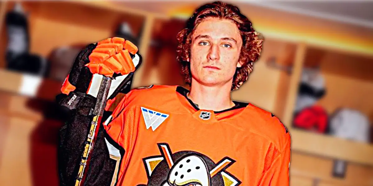 Anaheim Ducks forward Trevor Zegras