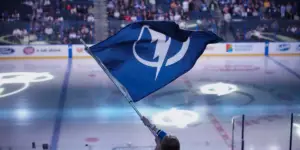 Tampa Bay Lightning Pregame Flag