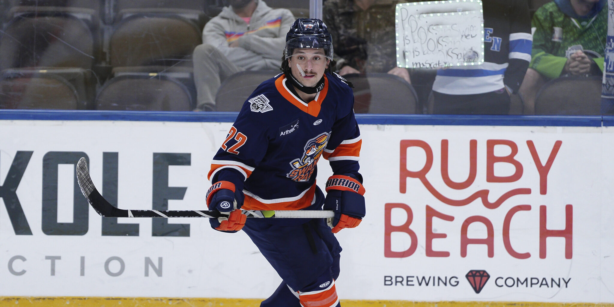 Zach White of the Greenville Swamp Rabbits