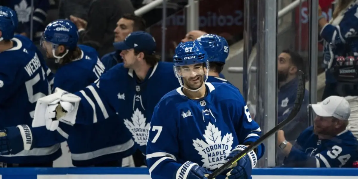 Max Pacioretty skating for the Toronto Maple Leafs