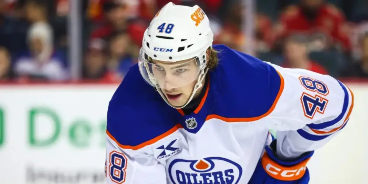 Noah Philp skating for the Edmonton Oilers