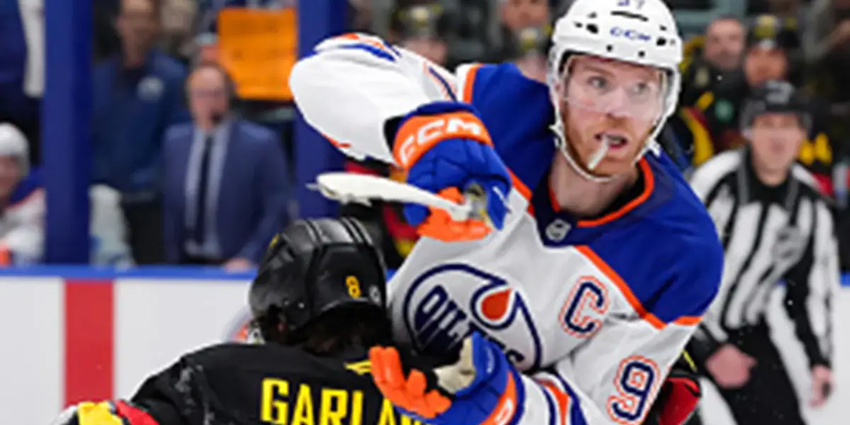 Connor McDavid skating for the Edmonton Oilers