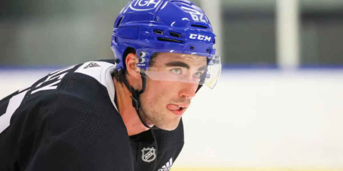 Jack Finley skating for the Tampa Bay Lightning