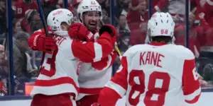 Detroit Red Wings Forward Named Third Star of the Week