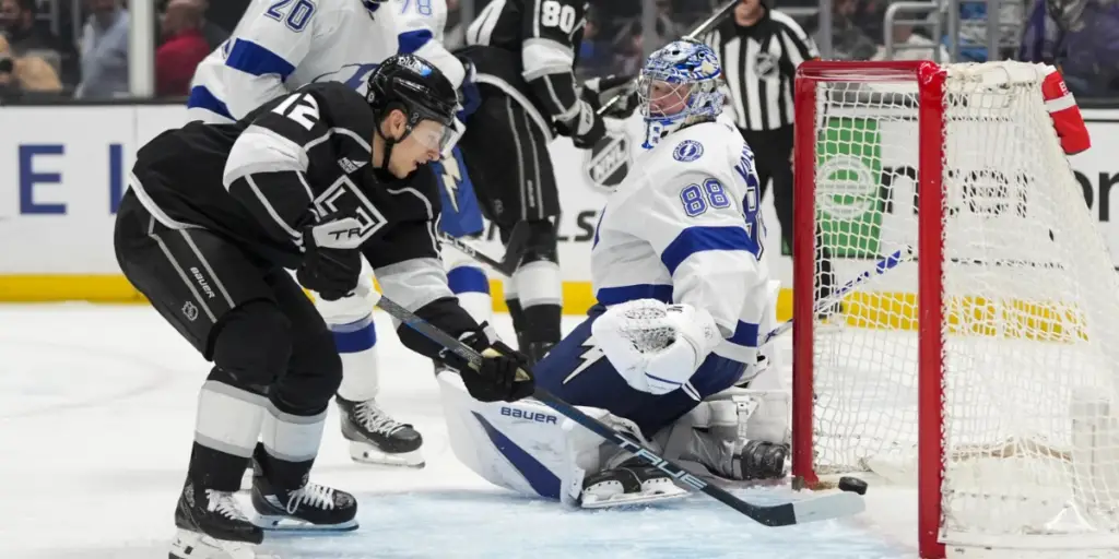 NHL Game Preview Tampa Bay Lightning at Los Angeles Kings with Line