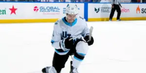 Dylan Guenther skating for the Utah Hockey Club