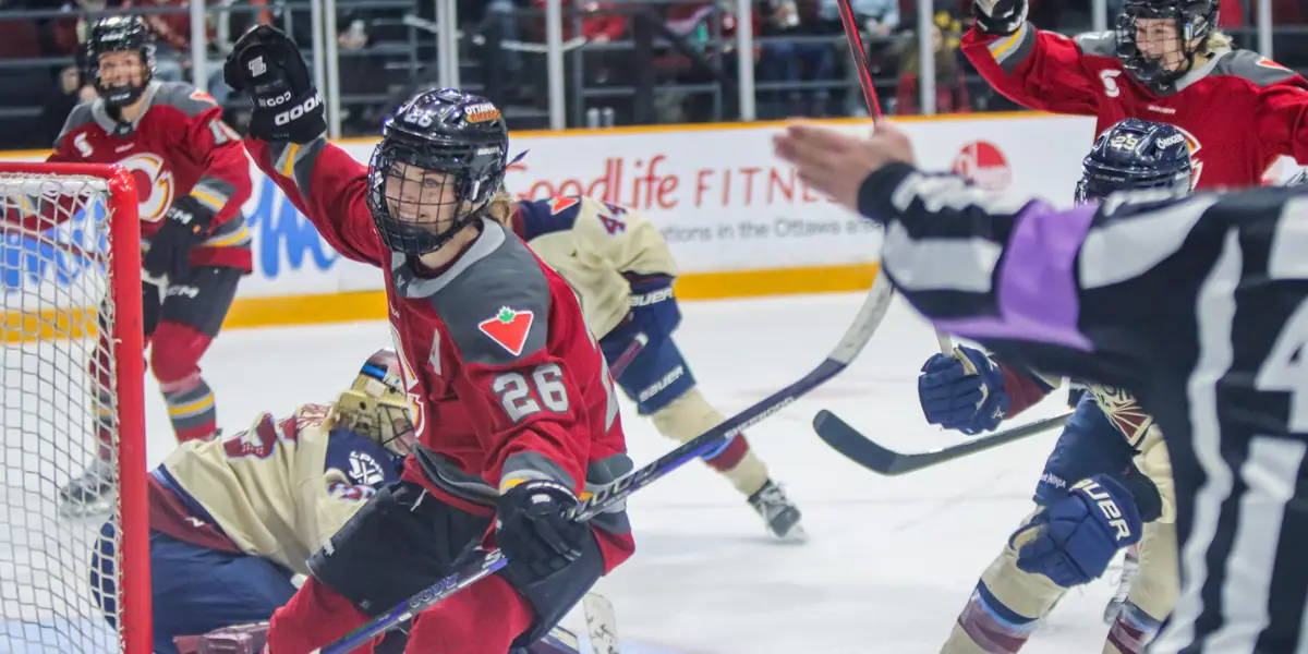 Emily Clark Goal Celebration