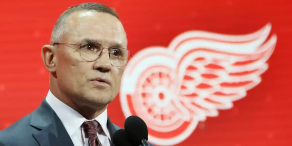 Steve Yzerman, General Manager of the Detroit Red Wings