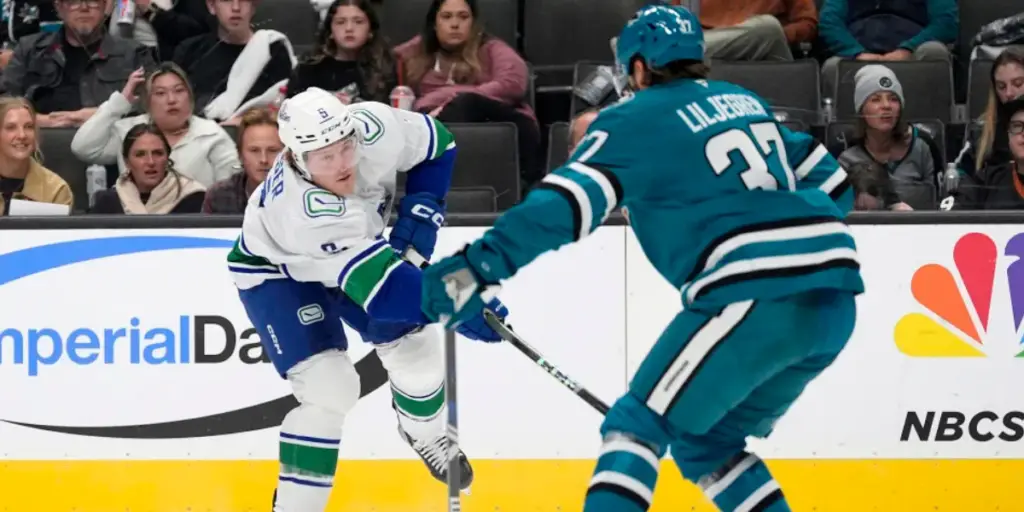 NHL Game Preview Vancouver Canucks at San Jose Sharks with Line