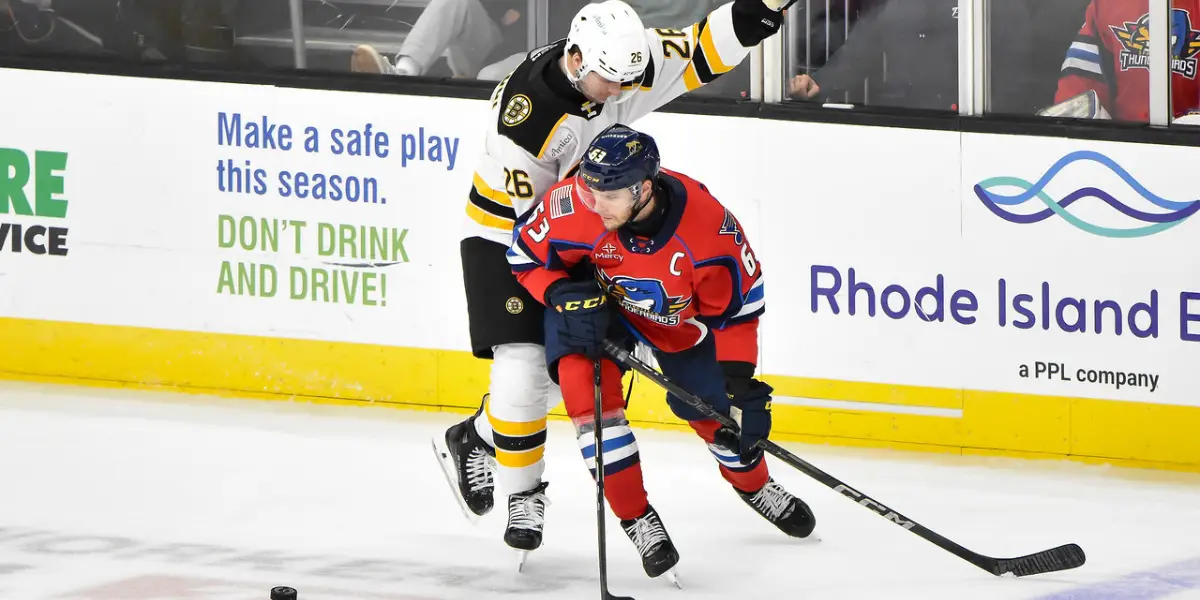 AHL Playoff Preview: Springfield Thunderbirds at Providence Bruins with Line Combinations 4/23/2025
