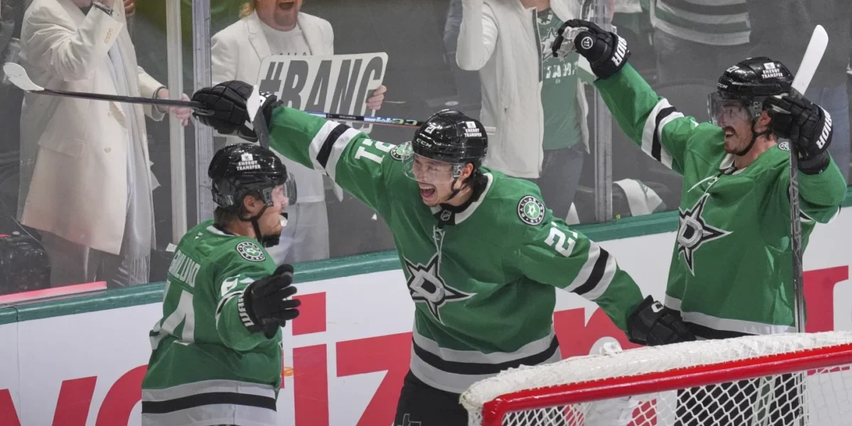 Dallas Stars victory over the Edmonton Oilers
