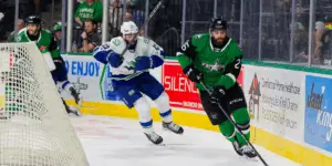 AHL Playoff Preview: Abbotsford Canucks at Texas Stars with Line Combinations 6/6/2025