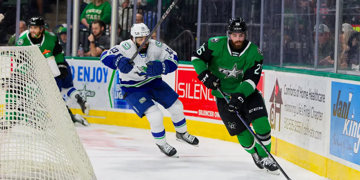AHL Playoff Preview: Abbotsford Canucks at Texas Stars with Line Combinations 6/6/2025