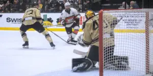 Casey Carreau skating in the ECHL